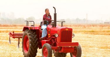 Anushka Sharma driving a tractor in Sultan