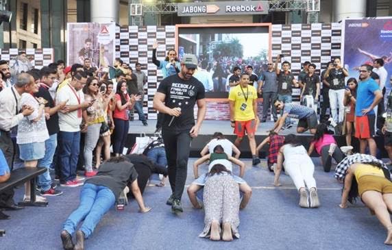 John Abraham holds fitness masterclass