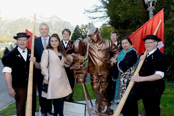 Swiss government honours Yash Chopra with special statue