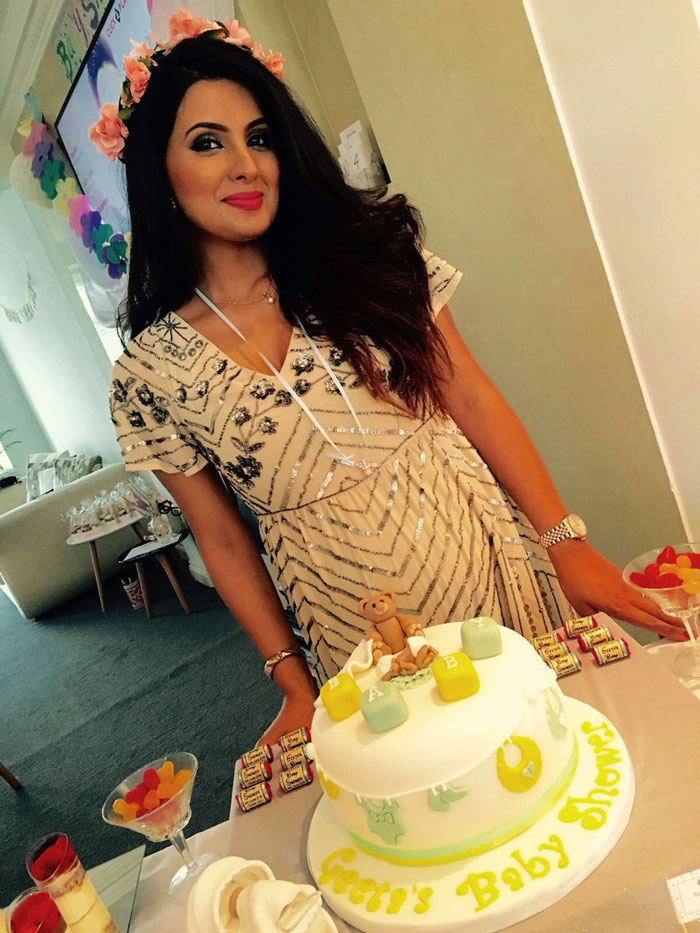 Geeta Basra's baby shower party