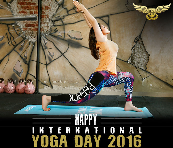 Zareen Khan - International Yoga Day