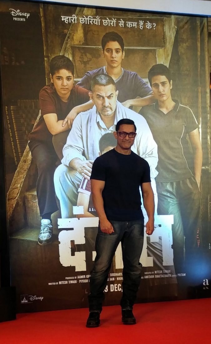 Aamir Khan Launches Dangal Poster