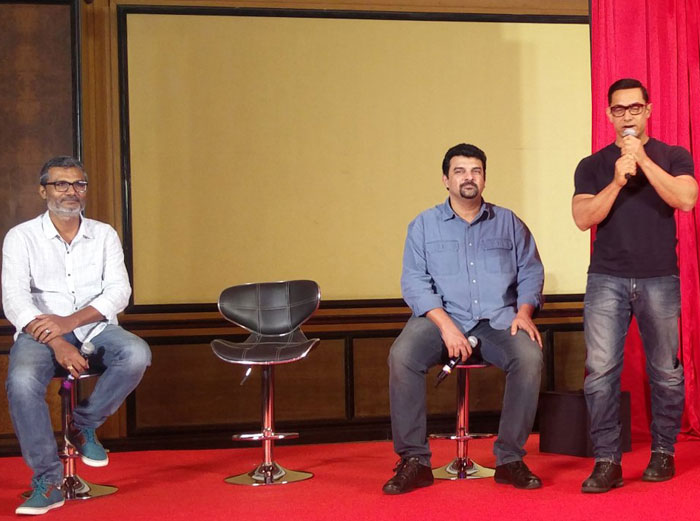 Aamir Khan at Dangal Poster Launch