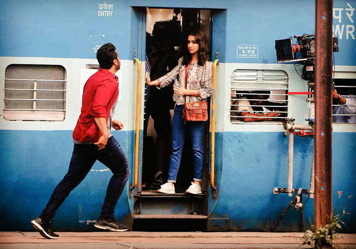 Arjun and Shraddha enact train sequence for Half Girlfriend