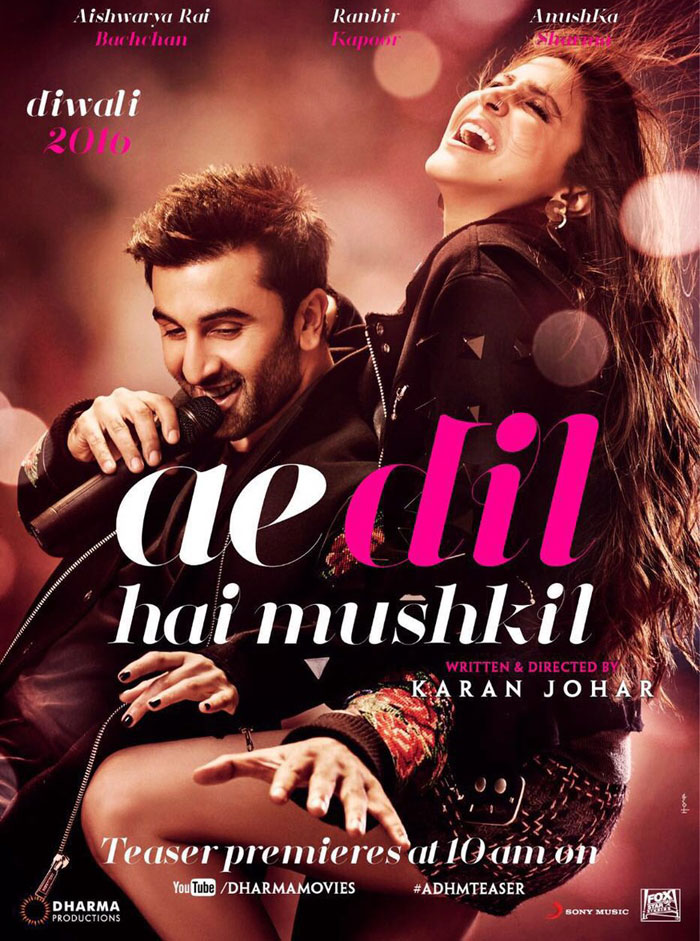 Ae Dil Hai Mushkil Poster