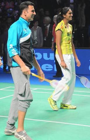 Akshay Kumar - PV Sindhu