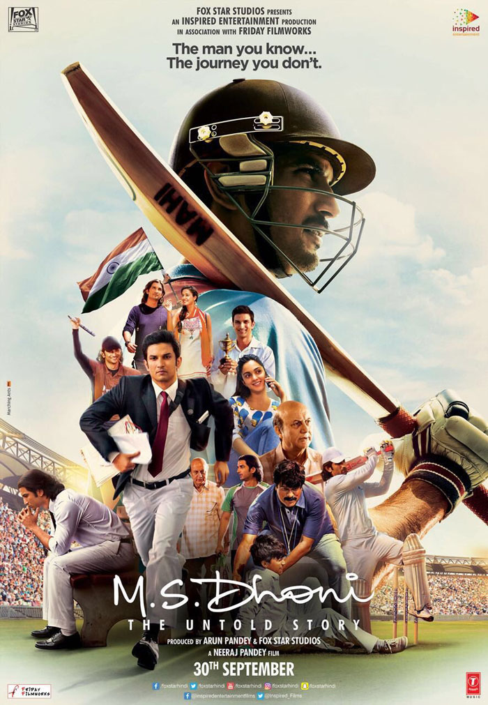 M S Dhoni The Untold Story Poster