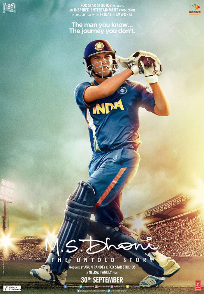 M S Dhoni - The Untold Story Second Poster