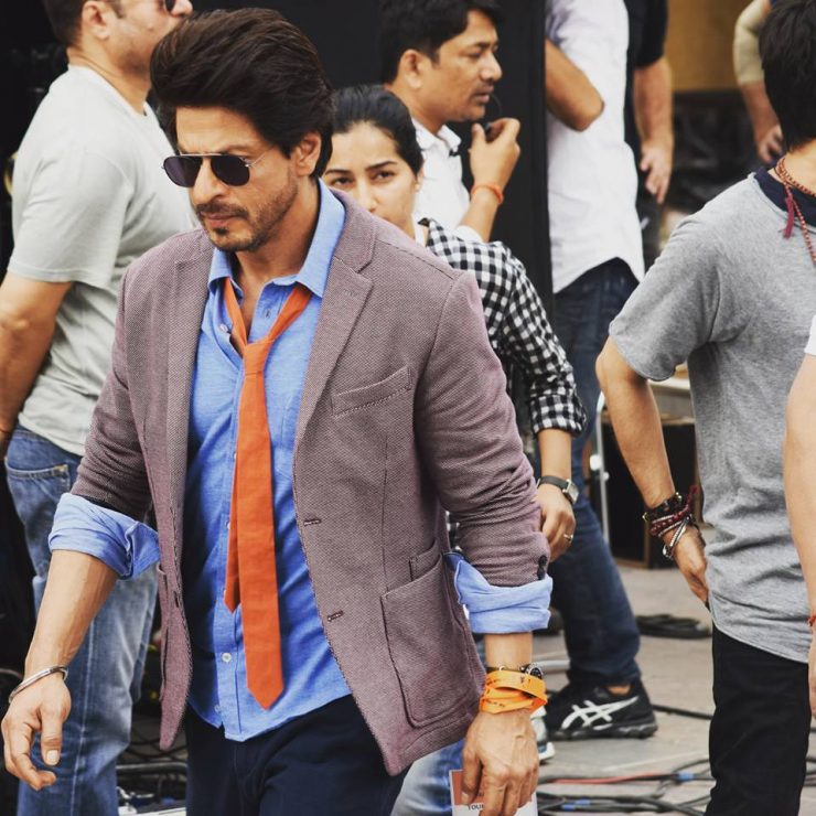 Shahrukh Khan on the sets of The Ring in Prague