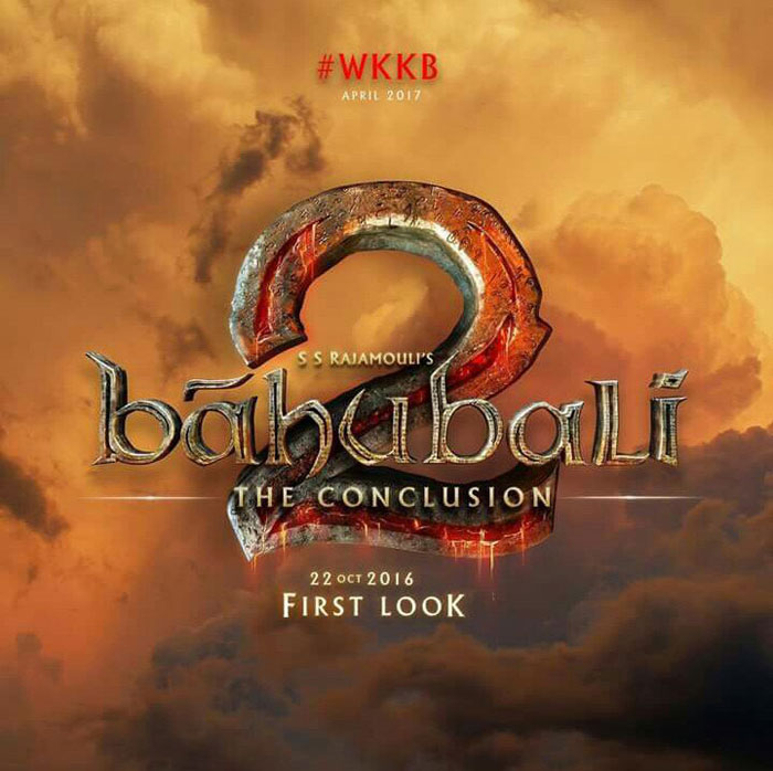 Baahubali 2 The Conclusion Logo Poster