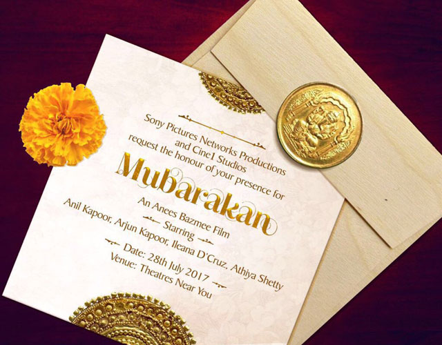Mubarakan First Look Invitation