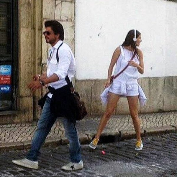 SRK, Anushka on the sets of The Ring in Lisbon