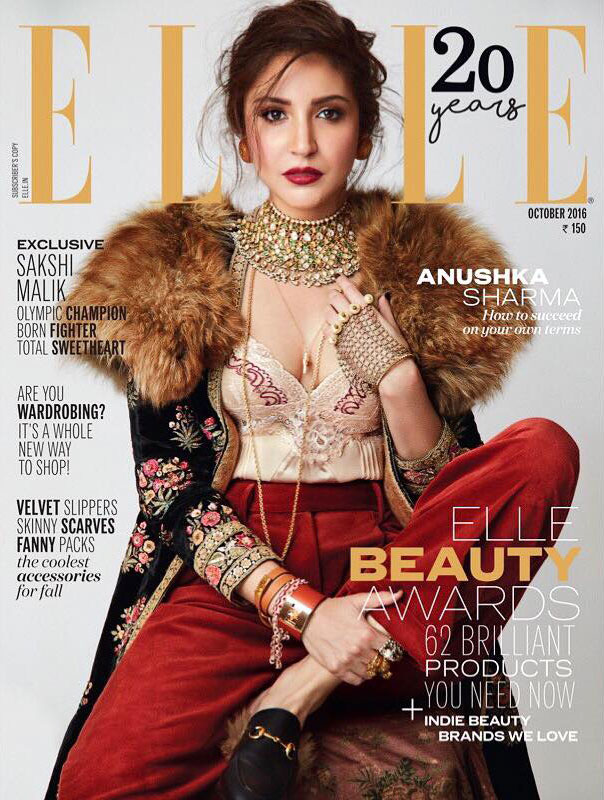 Anushka Sharma on Elle Magazine Cover