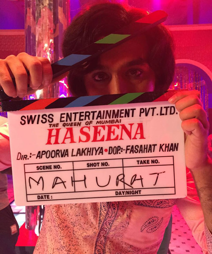 First day shoot for Haseena - Shraddha Kapoor