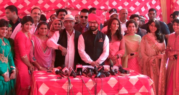 Aamir Khan at Geeta Phogat’s wedding
