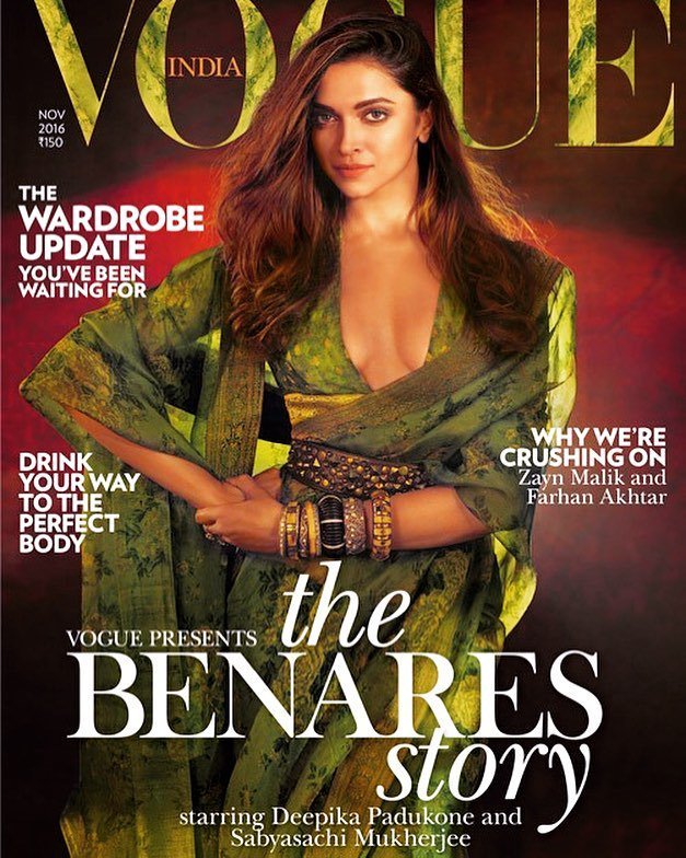 Deepika Padukone on Vogue India Magazine Cover