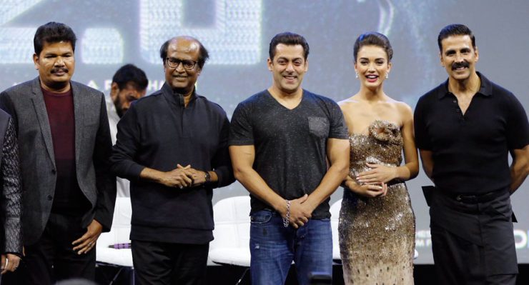 S Shankar, Rajinikanth, Salman Khan, Amy Jackson, Akshay Kumar