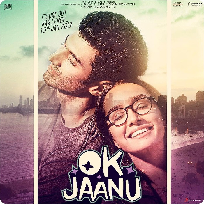 Ok Jaanu Poster - Aditya Roy Kapur, Shraddha Kapoor 