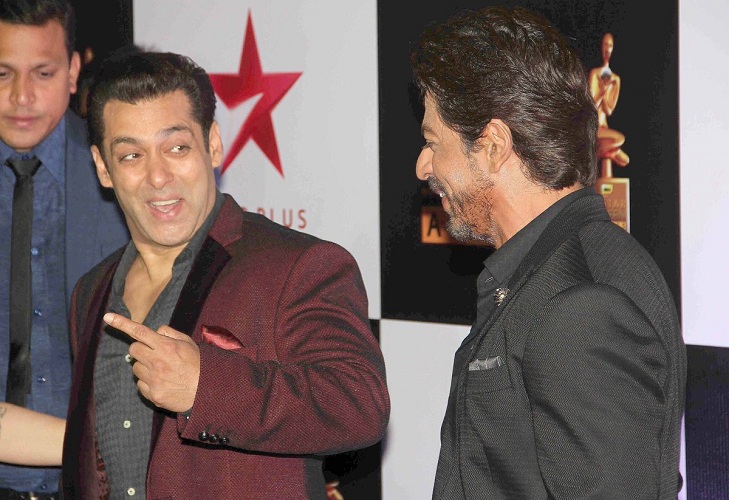 Salman Khan with Shahrukh Khan