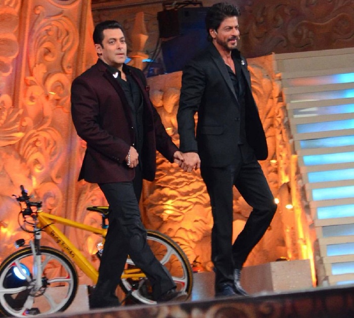 Salman Khan with Shahrukh Khan