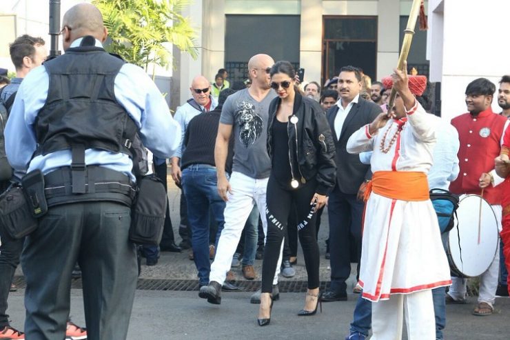 Deepika Padukone welcomes Vin Diesel at Mumbai airport