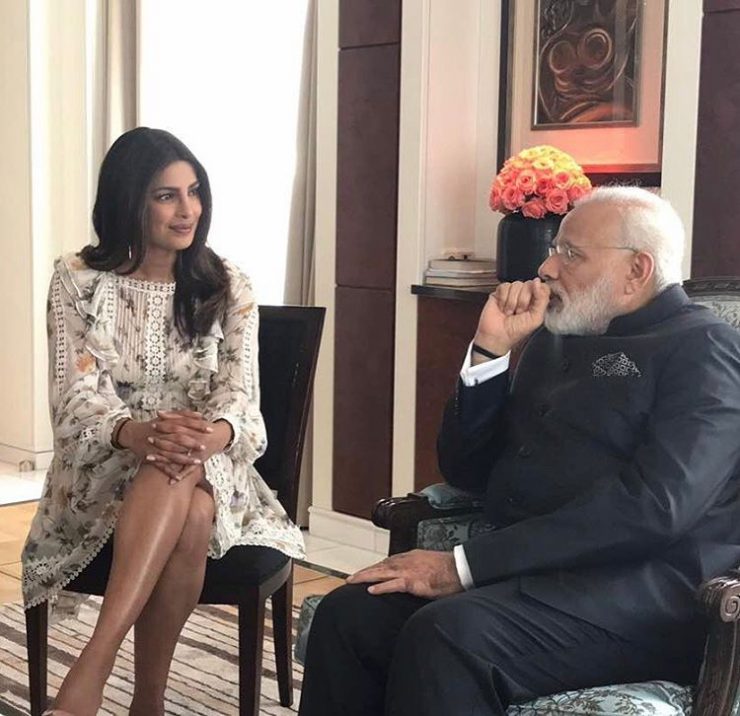 Priyanka Chopra meets Narendra Modi in Berlin