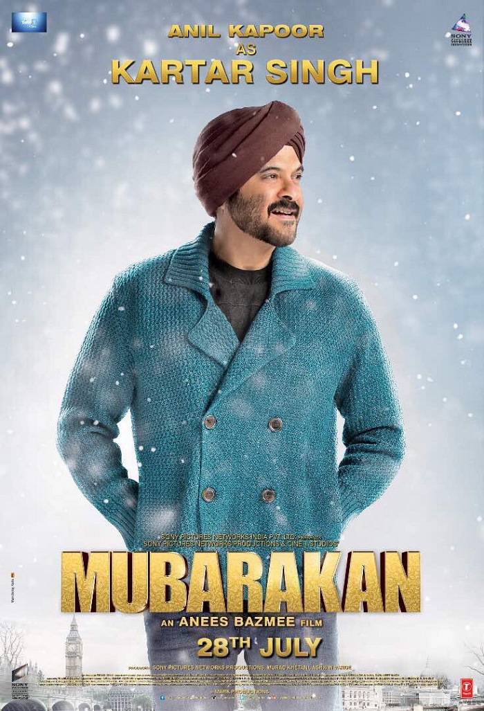 Anil Kapoor's Look in Mubarakan