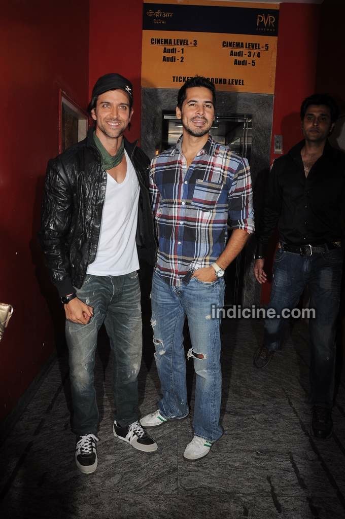 Hrithik Roshan with Dino Morea