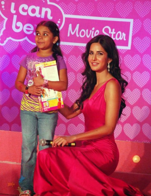 Katrina Kaif in Pink dress at her Barbie Doll launch