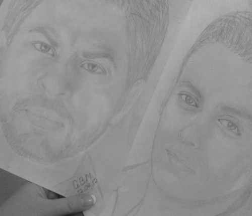 Salman Khan and Shahrukh Khan Sketches