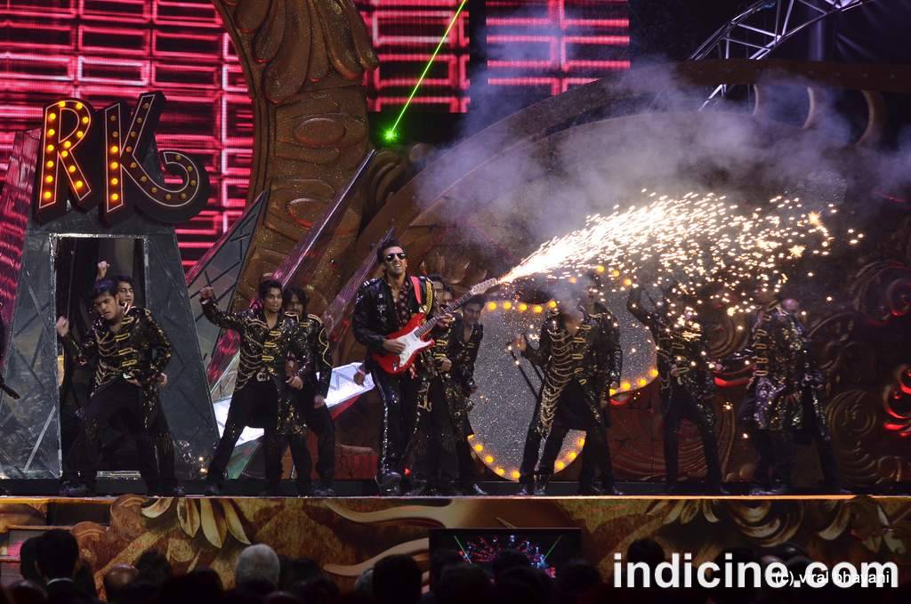 Ranbir Kapoor performs on stage at the IIFA