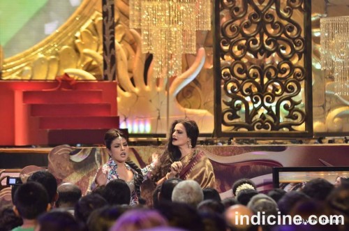 Priyanka with Rekha