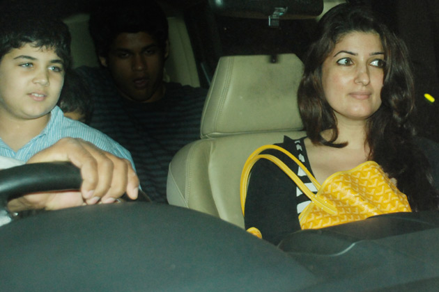 Pregnant Twinkle Khanna with her son Aarav