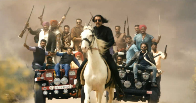 Sanjay Dutt on the horse!