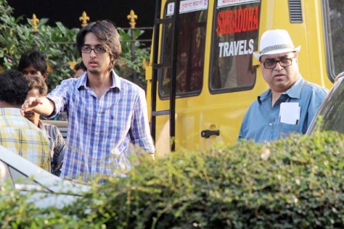 Rajkumar Santoshi on the sets of Phata Poster Nikla Hero