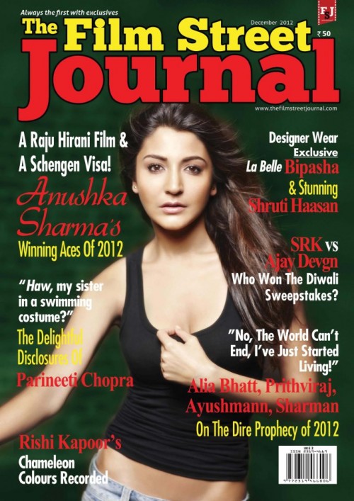 Anushka Sharma on Film Street Journal - December 2012