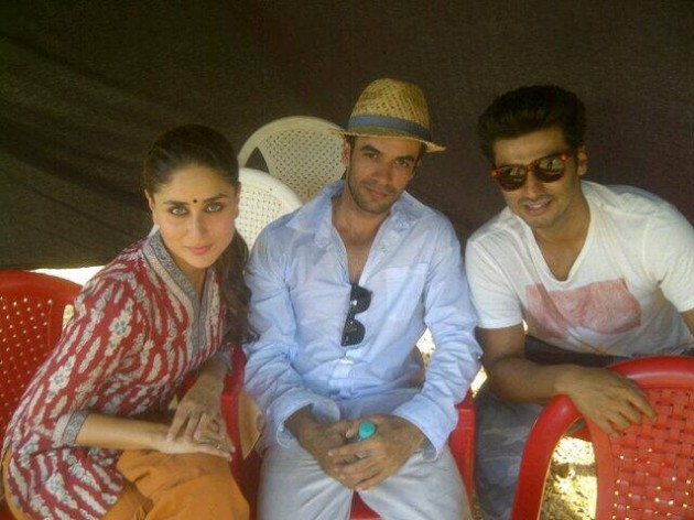 Kareena Kapoor with Arjun Kapoor and Punit Malhotra