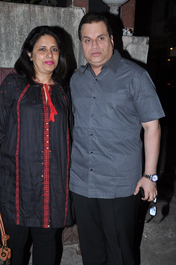Ramesh Taurani with wife Sneha Taurani