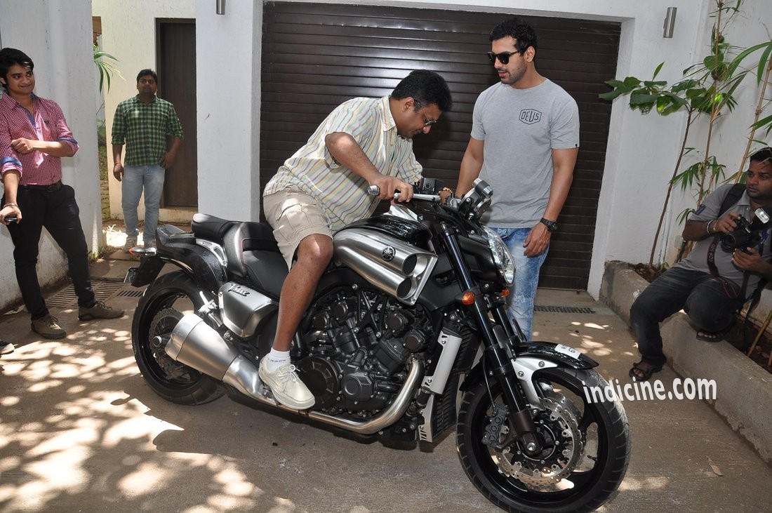 Sanjay Gupta with his new bike