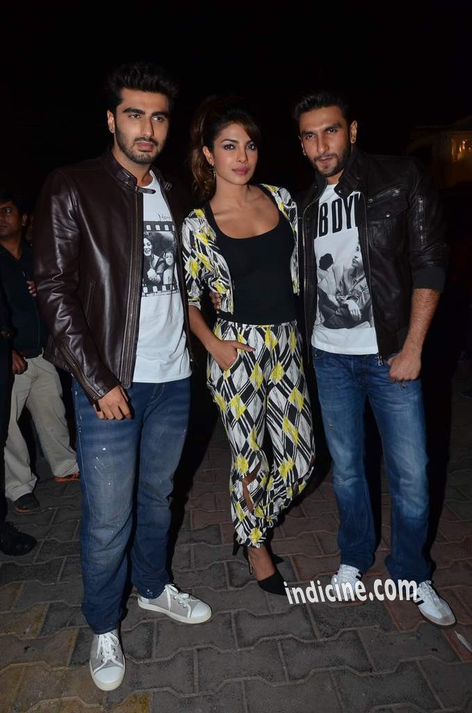 Arjun, Priyanka, Ranveer promote Gunday