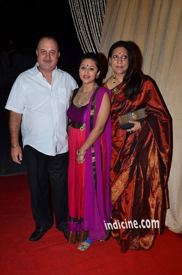 Raju Kher with his wife