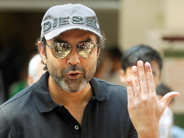 Bobby Deol after casting his vote