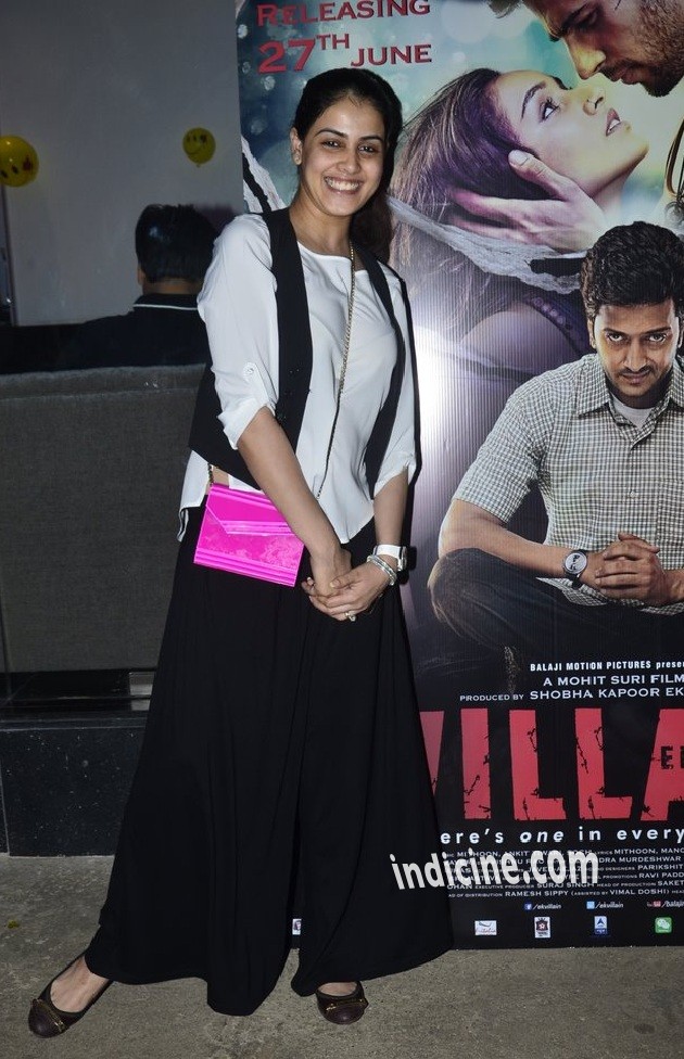 Genelia D'Souza at Ek Villain Special screening