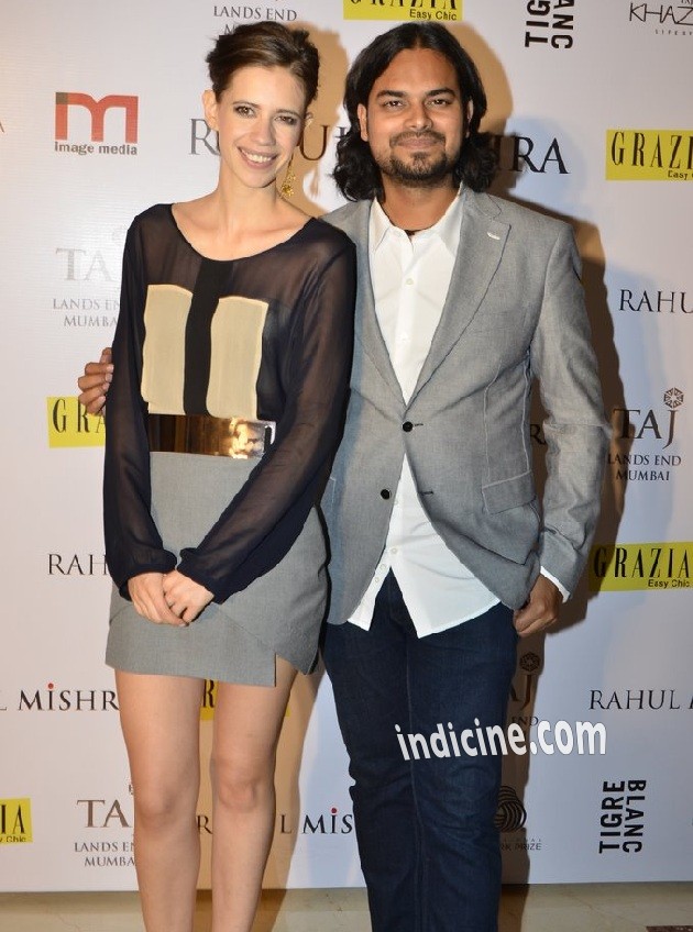 Kalki Koechlin with Rahul Mishra