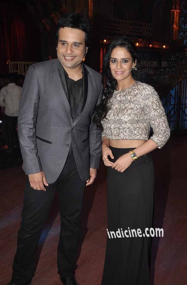 Krishna Abhishek with Mona Singh