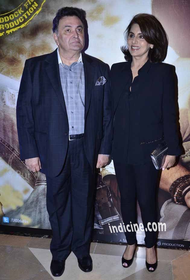 Rishi Kapoor with wife Neetu Singh