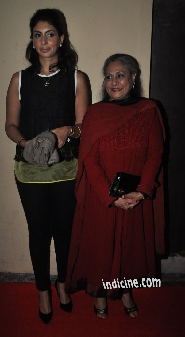 Jaya Bachchan with daughter Shweta Bachchan Nanda