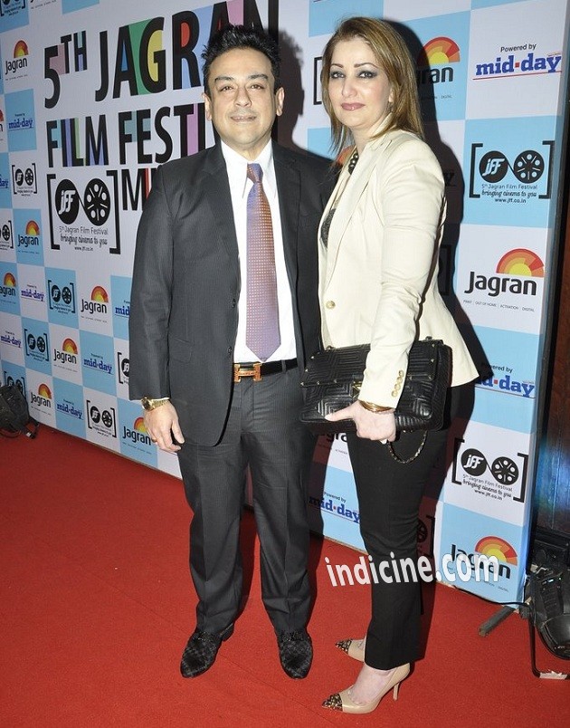 Adnan Sami with wife Roya Faryabi