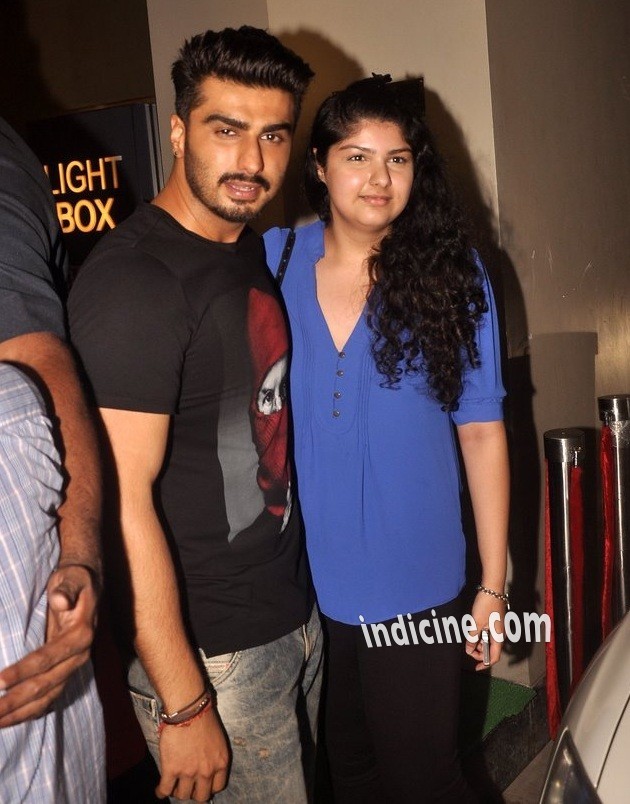 Arjun Kapoor with sister Anshula Kapoor