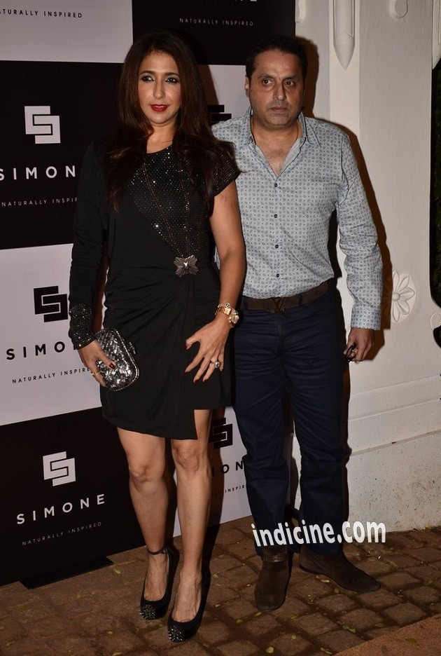 Krishika Lulla with husband Sunil Lulla